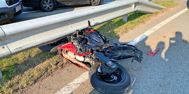 Mutter musste Bike-Unfall von Sohn mitansehen