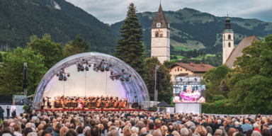 Stimmungsvolles Open-Air-Konzert in Kitzbühel