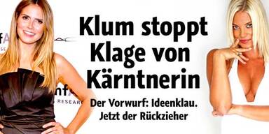 Heidi Klum stoppt Klage von Kärntnerin
