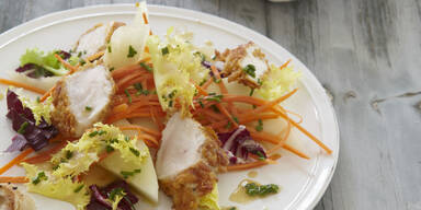 Kohlrabi-Huhn Salat