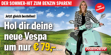 Deine neue Vespa um nur 79 Euro pro Monat!