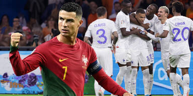 Portugal Frankreich EM-Ticket Ronaldo Mbappe