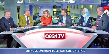 Hitzige Kopftuch-Debatte auf oe24.TV