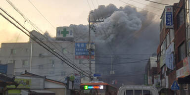 Krankenhaus Brand Südkorea