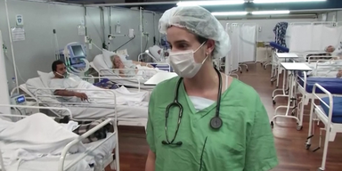 Krankenschwester in Spital