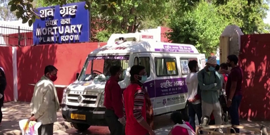 Krankenwagen in Indien