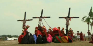 Ostern: Kreuzigungen auf den Phillippinen