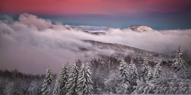 Kvarner Winter Winterlandschaft rund um Gorski kotar
