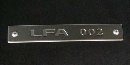 Europas 1. Lexus LFA in Wien eingetroffen