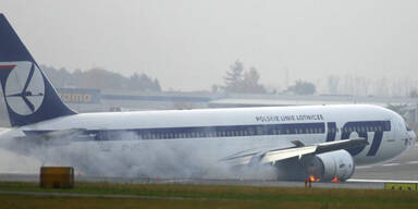 Boeing 767 legte Bauchlandung hin