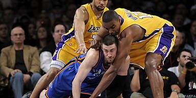 L.A. Lakers gewannen 95:92 gegen Oklahoma City