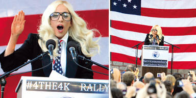 Gaga hält Rede für Schwule