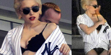 Lady Gaga: In Dessous im Stadion