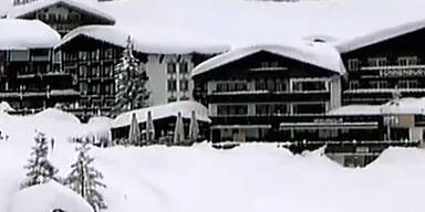Soviel Schnee liegt in Lech am Arlberg