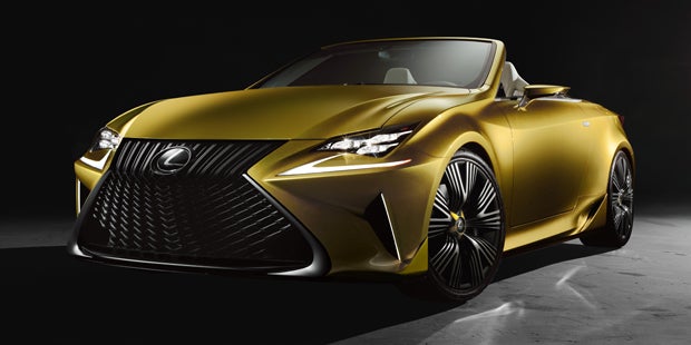 Lexus zeigt den RC als Cabrio