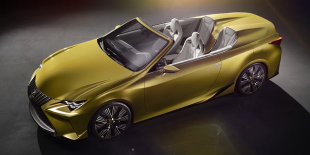 Lexus zeigt den RC als Cabrio