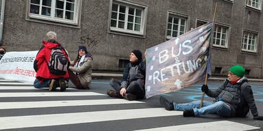 Klimaaktivisten sagten Straßenblockaden in Linz  ab