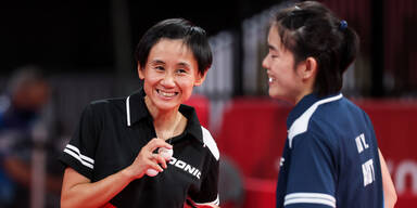 Österreichs Tischtennis-Profi Liu Jia