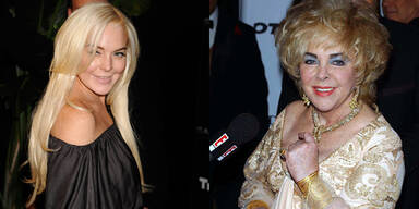 Lindsay Lohan und Liz Taylor