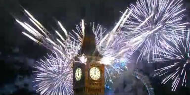 London Eye: Fulminante Feuerwerksshow