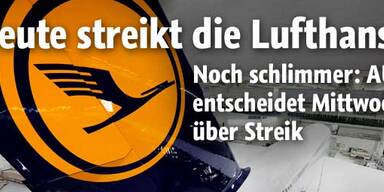 Heute streiken die Lufthansa-Piloten