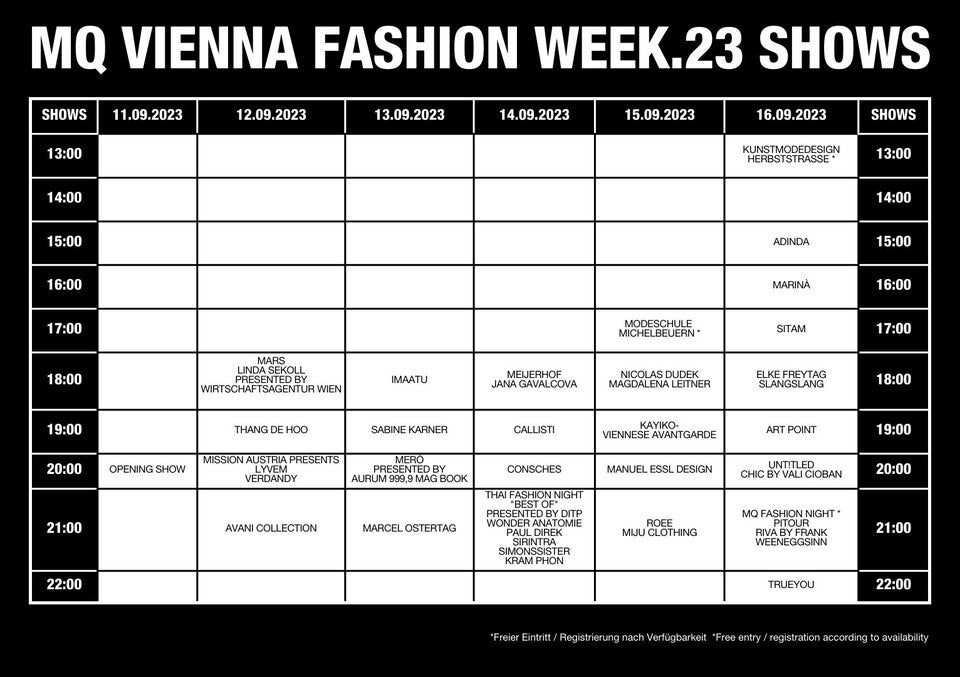 So wird die Vienna Fashion Week: Alles zur Wiener Modewoche
