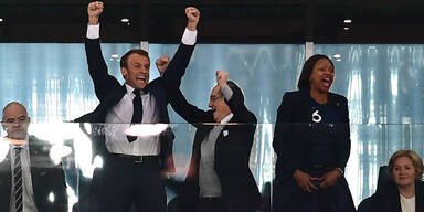 Macron, Pam und ganz Frankreich feiern wilde WM-Party