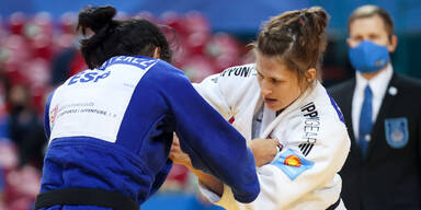 Magdalena Krssakova für Österreich bei Judo-EM