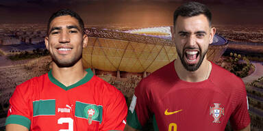 Marokko gegen Portugal