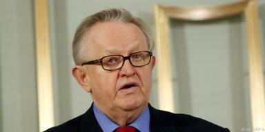 Martti Ahtisaari erinnert EU an ihre Versprechen