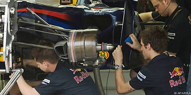 Mechaniker von Red Bull sind besonders gefordert