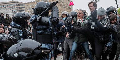 Mehr als 1000 Festnahmen bei Nawalny-Protesten in Russland
