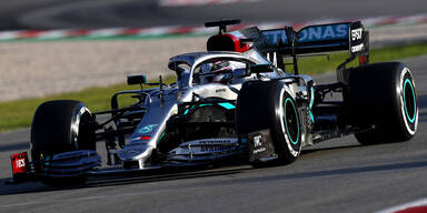 Mercedes dominiert ersten Test - Vettel krank