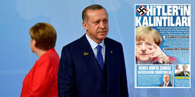 Merkel Erdogan Hitler