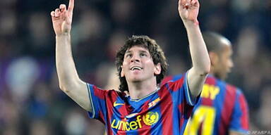 Messi hält bei acht Toren