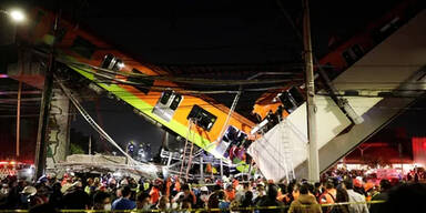 Schweres U-Bahn-Unglück in Mexiko-Stadt: Zahlreiche Tote