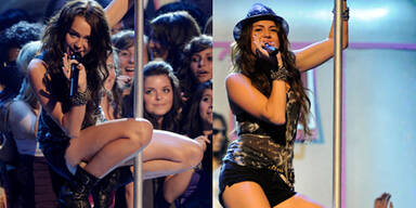 Miley Cyrus tanzt an Stripperstange