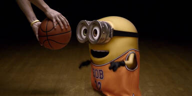 Minions als Basketball-Profis