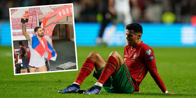 Cola-Aktion: Serbien-Stürmer verspottet Ronaldo