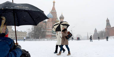 Viel zu kalt in Moskau