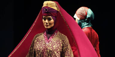 Muslimische Modeschau in Jakarta
