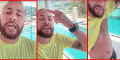 Neymar zeigt Stinkefinger nach Shitstorm