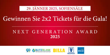 Jetzt 2x2 Tickets für die Next Generation Gala gewinnen!