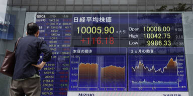 Nikkei-Index auf 15-Jahres-Hoch