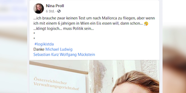 Nina Proll Facebook-Rant