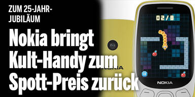 25-Jahr-Jubiläum: Nokia 3210 feiert Comeback