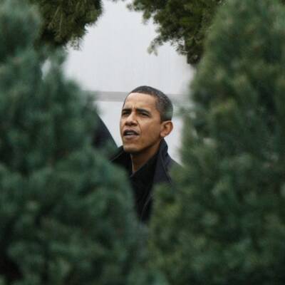 Ein Christbaum für die Obamas