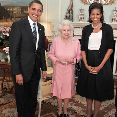 Obama trifft die Queen