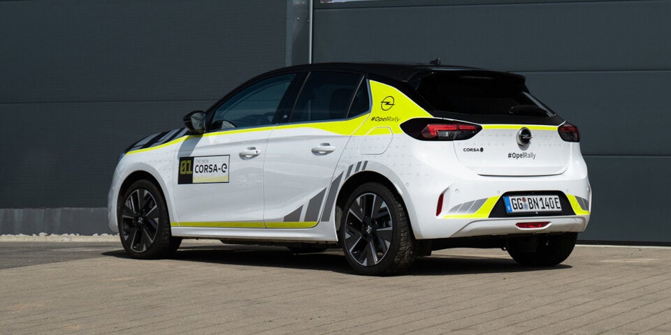 Opel Corsa-e jetzt auch im Rallye-Look