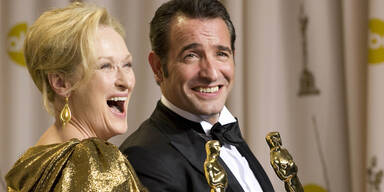 84. Oscar Gala: Meryl Streep und Jean Dujardin